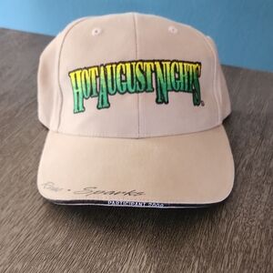 Hot August Nights 2008 Tan Ball Cap Adjustable Hat